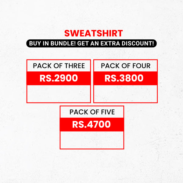 Sweatshirts Bundle (Extra Discount)