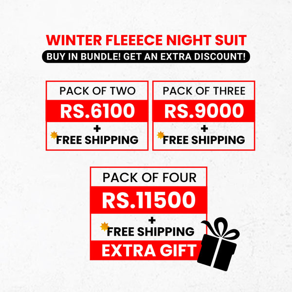 Women Winter Fleece Bundle (Extra Discount)