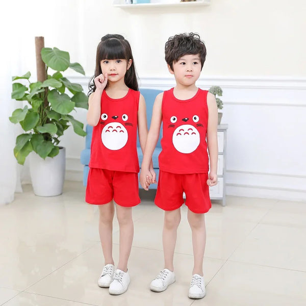 Red Penguin Sleeveless Kids Suit (Each)