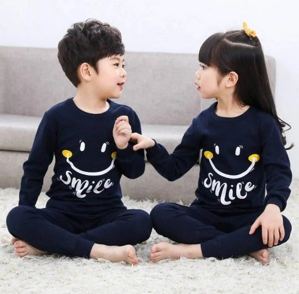 Navy Blue Smiley Kids Suit (Each)