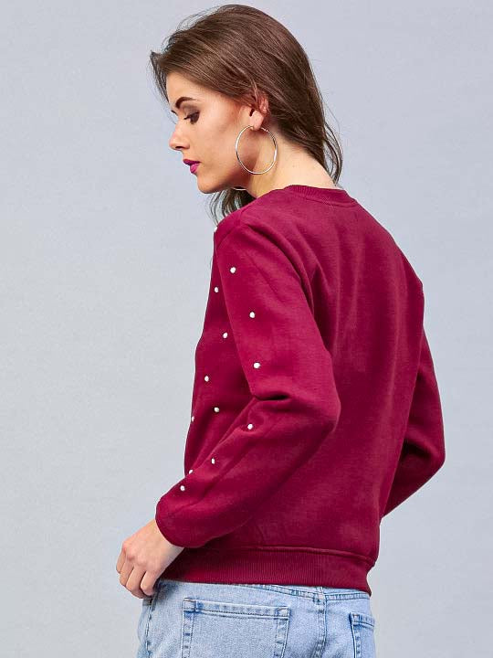 Maroon Pearl sweatshirt