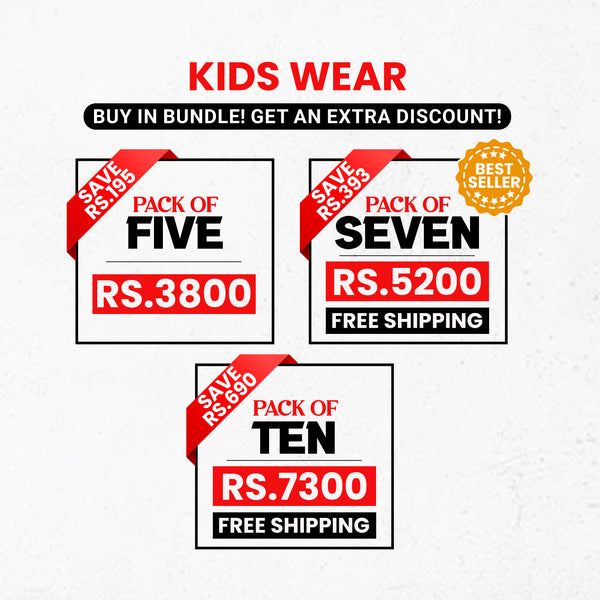 Kids Cotton Jersey Bundle (Extra Discount)